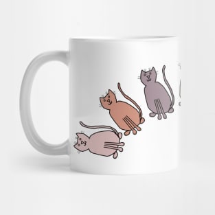 Balanced Cats Rainbow Animals Mug